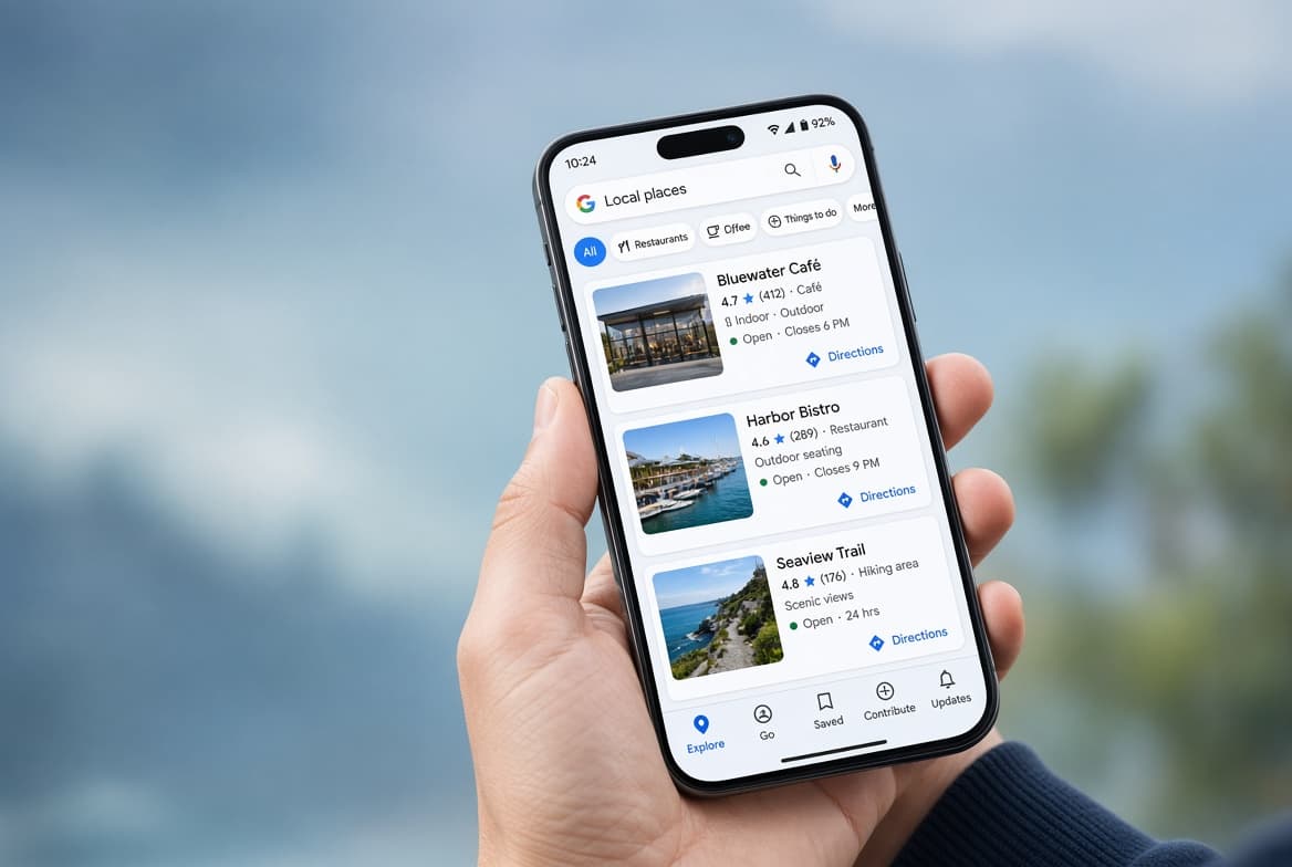 Cómo aparecer en el pack local de Google (el mapa de 3 negocios)