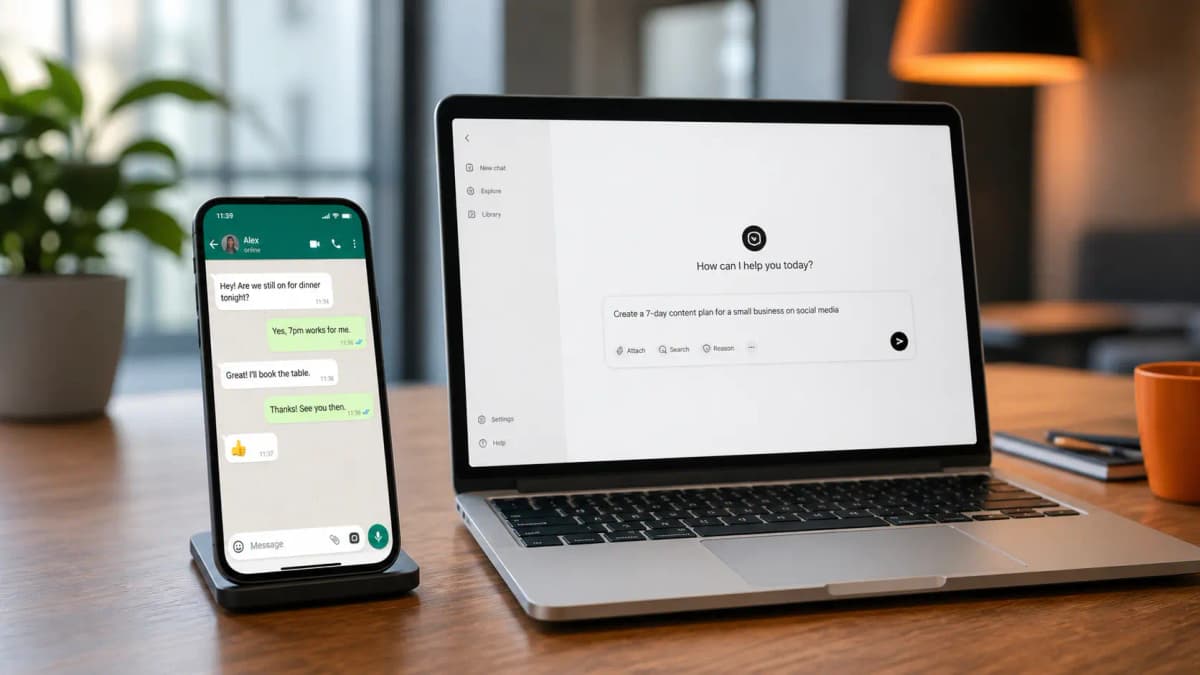 Plantilla lista o prompt de IA: cuál usar en WhatsApp